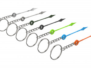 Keychain - Orisa Spear - Overwatch - Printable - STL files Modelo de Impressão 3D