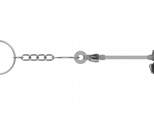 Keychain - Reinhardt Rocket Hammer - Overwatch - Printable - STL files 3D-printmodel