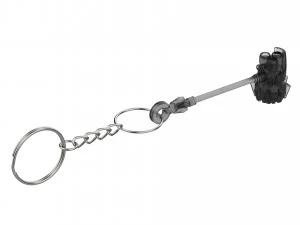 Porte-cl&eacute;s - Reinhardt Rocket Hammer - Overwatch - Imprimable - Fichiers STL Modèles 3D en vedette