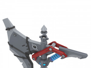Junker Queen Axe - Overwatch - Printable - STL files 3D-printmodel