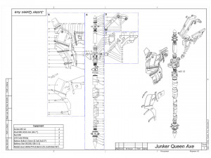 Junker Queen Axe - Overwatch - Printable - STL files 3D-printmodel