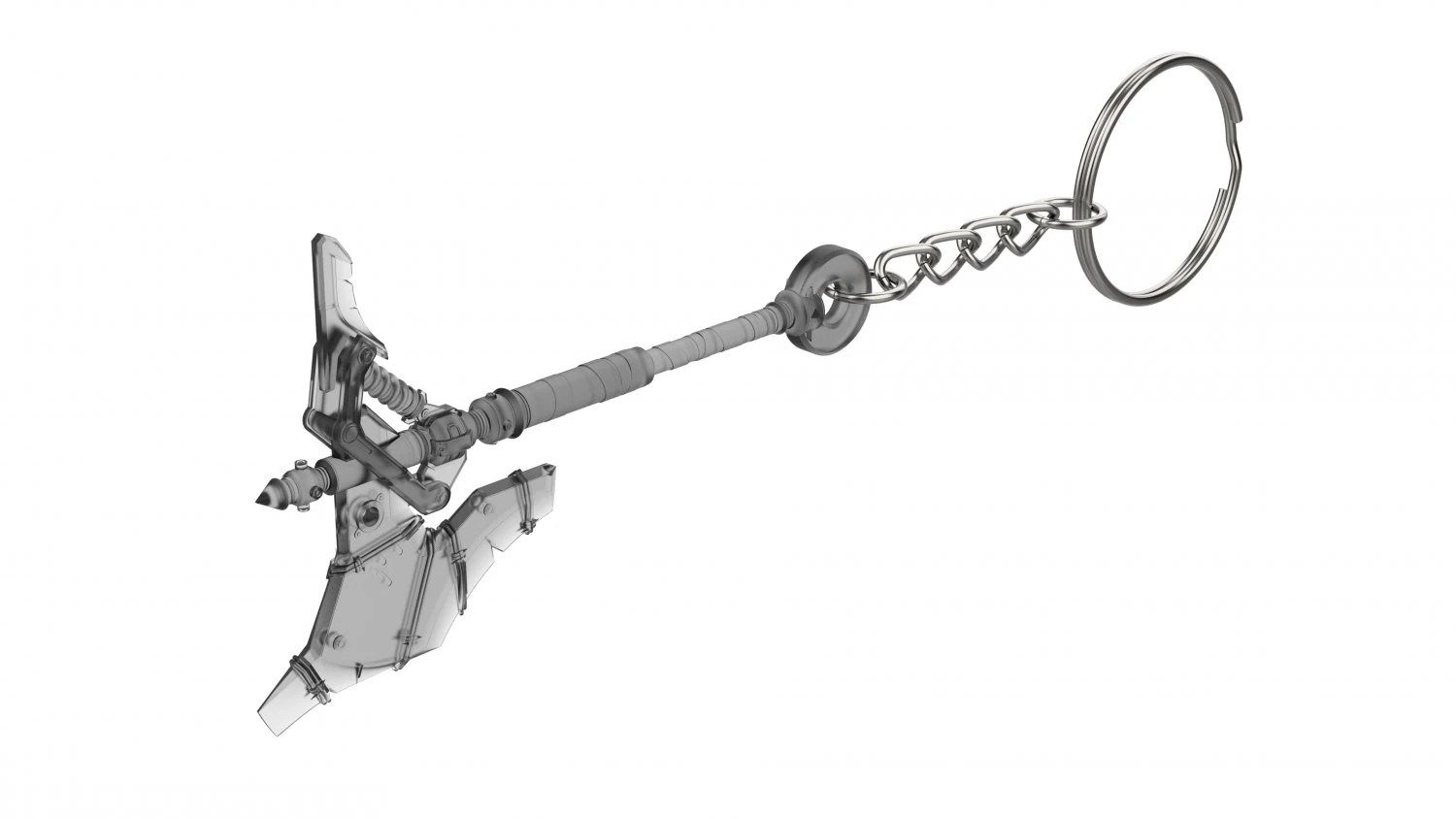 Keychain - Junker Queen Axe - Overwatch - Printable - STL files 3D Print Model .c4d .max .obj .3ds .fbx .stl .blend