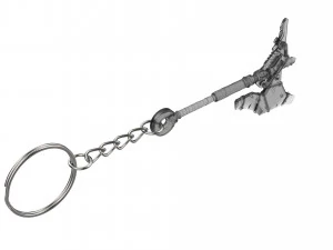 Keychain - Junker Queen Axe - Overwatch - Printable - STL files 3D Print Model
