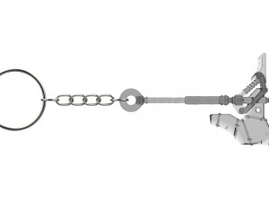 Keychain - Junker Queen Axe - Overwatch - Printable - STL files 3D Print Model