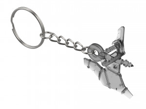 Keychain - Junker Queen Axe - Overwatch - Printable - STL files 3D Baskı Modeli