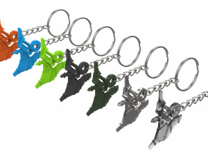 Keychain - Junker Queen Axe - Overwatch - Printable - STL files 3D Baskı Modeli