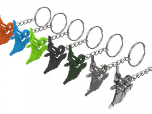Keychain - Junker Queen Axe - Overwatch - Printable - STL files 3D Print Model