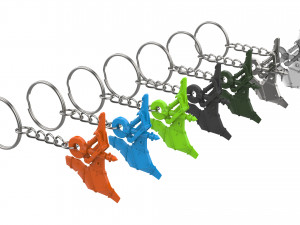 Keychain - Junker Queen Axe - Overwatch - Printable - STL files 3D Baskı Modeli