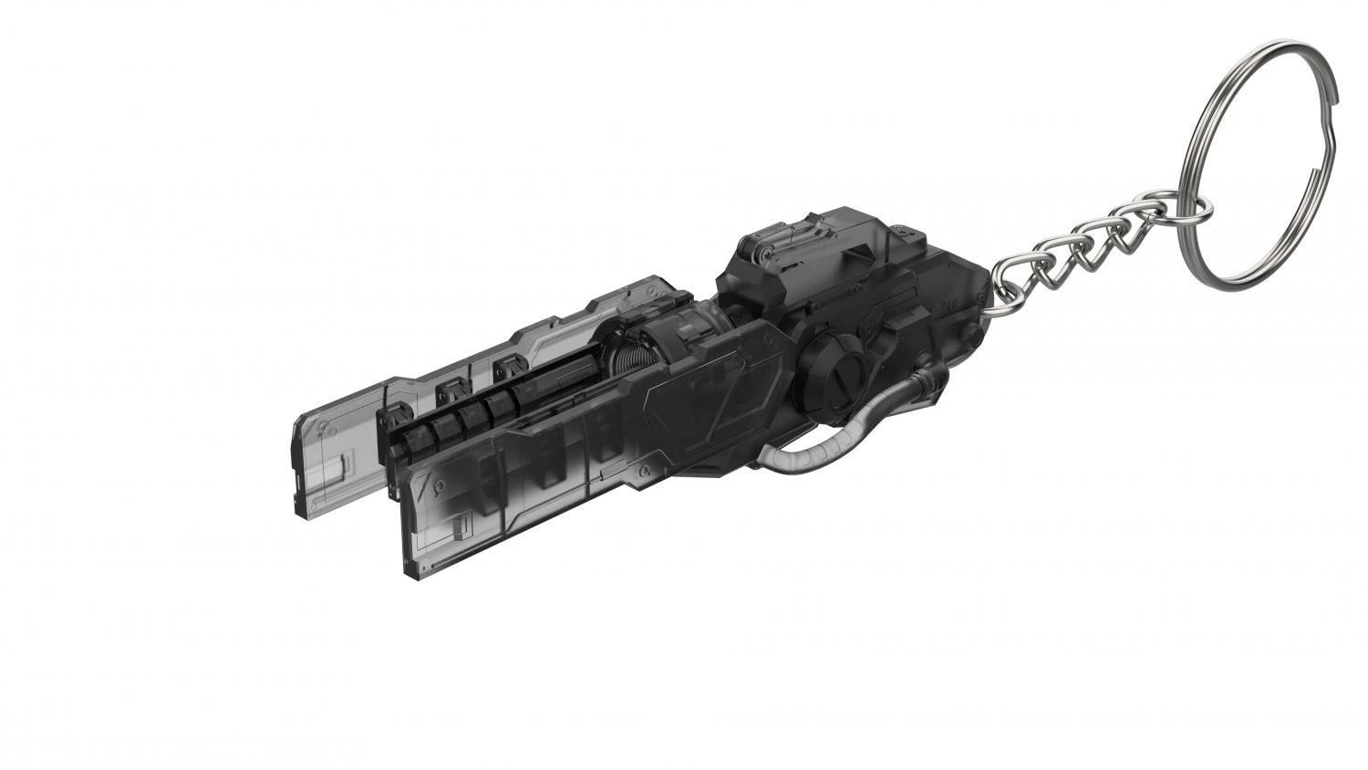 Keychain - Winston Tesla Cannon - Overwatch - Printable - STL 3D Print Model .c4d .max .obj .3ds .fbx .stl .blend 