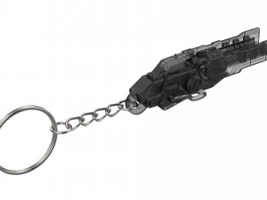 Keychain - Winston Tesla Cannon - Overwatch - Printable - STL 3D Print Model
