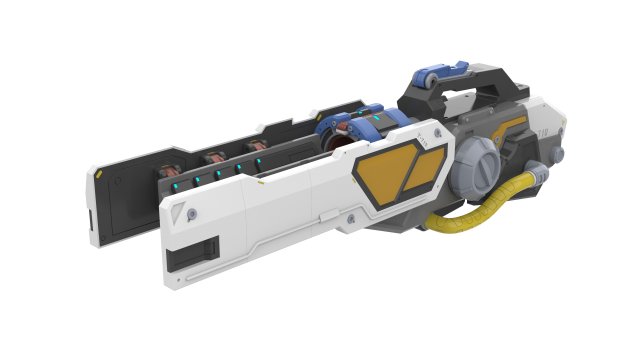 Winston Tesla Cannon - Overwatch - Printable - STL files - Personal Use Modello di stampa 3D .c4d .max .obj .3ds .fbx .stl .blend 