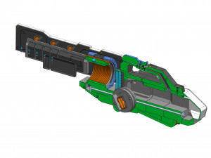Winston Tesla Cannon - Overwatch - Printable - STL files - Personal Use Modello di stampa 3D