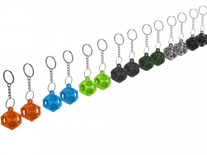 Keychain - Sigmas Hypersphere - Overwatch - Printable - STL files 3D 프린트 모델