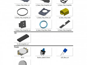 Data Chip - Halo Infinite - Printable - STL files - Personal Use 3D Принт Модель