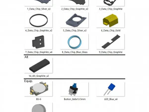 Data Chip - Halo Infinite - Printable - STL files - Personal Use 3D Print Model