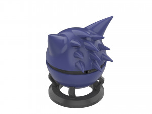 Gengar PokeBall - Printable - STL files - Personal Use 3D Print Model
