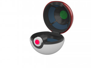 Gengar PokeBall - Printable - STL files - Personal Use 3D Print Model