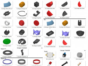 Gengar PokeBall - Printable - STL files - Personal Use 3D Print Model
