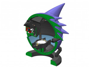 Gengar PokeBall - Printable - STL files - Personal Use 3D Print Model