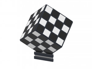 Cube Chess Board - Printable - STL files - Type 2 Model do druku 3D