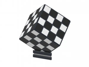 Cube Chess Board - Printable - STL files - Type 2 3D Print Model
