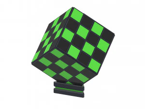 Cube Chess Board - Printable - STL files - Type 2 3D Print Model