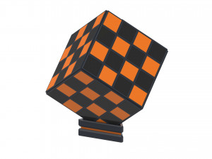 Cube Chess Board - Printable - STL files - Type 2 Model do druku 3D