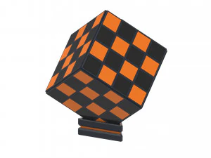 Cube Chess Board - Printable - STL files - Type 2 3D Print Model