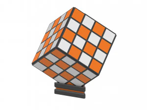 Cube Chess Board - Printable - STL files - Type 2 3D Print Model