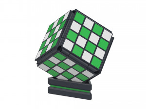 Cube Chess Board - Printable - STL files - Type 1 3D प्रिंट मॉडल