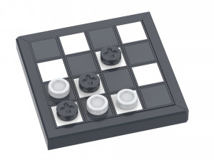 Cube Chess Board - Printable - STL files - Type 1 3D प्रिंट मॉडल