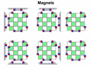 Cube Chess Board - Printable - STL files - Type 1 3D प्रिंट मॉडल