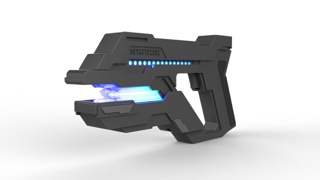 Asuran Replicator Stunner - Stargate - Printable - STL OBJ CAD bundle - Commercial Use 3D Baskı Modeli .c4d .max .obj .3ds .fbx .stl .blend 