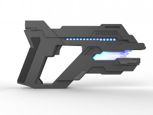 Asuran Replicator Stunner - Stargate - Printable - STL OBJ CAD bundle - Commercial Use 3D Baskı Modeli
