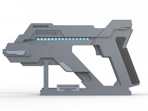 Asuran Replicator Stunner - Stargate - Printable - STL OBJ CAD bundle - Commercial Use 3D Baskı Modeli