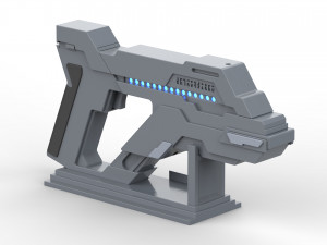 Asuran Replicator Stunner - Stargate - Printable - STL OBJ CAD bundle - Commercial Use 3D Baskı Modeli