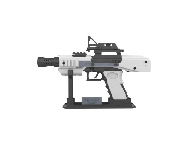 SE-44C Blaster - Star Wars - Printable - STL OBJ CAD bundle - Commercial  Use 3D Print Model in Toys 3DExport