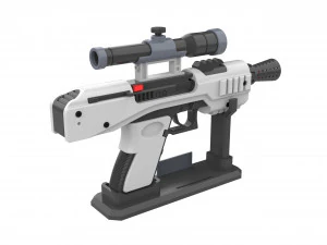 SE-44C Blaster - Star Wars - Printable - STL OBJ CAD bundle - Commercial Use 3D Print Model