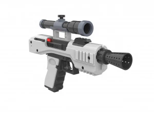 SE-44C Blaster - Star Wars - Printable - STL OBJ CAD bundle - Commercial Use 3D Print Model