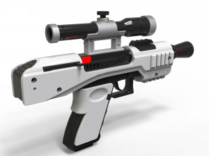 SE-44C Blaster - Star Wars - Printable - STL OBJ CAD bundle - Commercial Use Model Cetak 3D