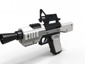 SE-44C Blaster - Star Wars - Printable - STL OBJ CAD bundle - Commercial Use Model Cetak 3D
