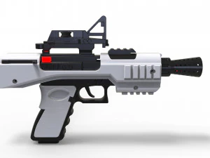 SE-44C Blaster - Star Wars - Printable - STL OBJ CAD bundle - Commercial Use 3D Print Model