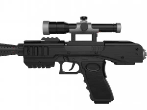 SE-44C Blaster - Star Wars - Printable - STL OBJ CAD bundle - Commercial Use 3D Print Model