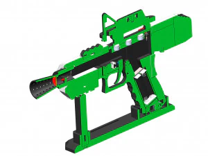 SE-44C Blaster - Star Wars - Printable - STL OBJ CAD bundle - Commercial Use 3D Print Model