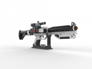 F-11D Blaster Rifle - Star Wars - Printable - STL OBJ CAD bundle - Commercial Use Modelo de impresión 3D