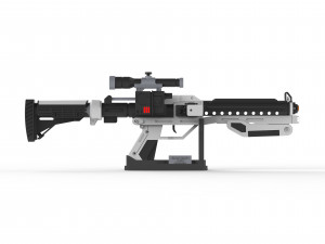F-11D Blaster Rifle - Star Wars - Printable - STL OBJ CAD bundle - Commercial Use Modelo de impresión 3D