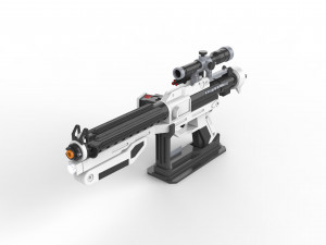 F-11D Blaster Rifle - Star Wars - Printable - STL OBJ CAD bundle - Commercial Use Modelo de impresión 3D