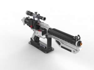 F-11D Blaster Rifle - Star Wars - Printable - STL OBJ CAD bundle - Commercial Use Modelo de impresión 3D