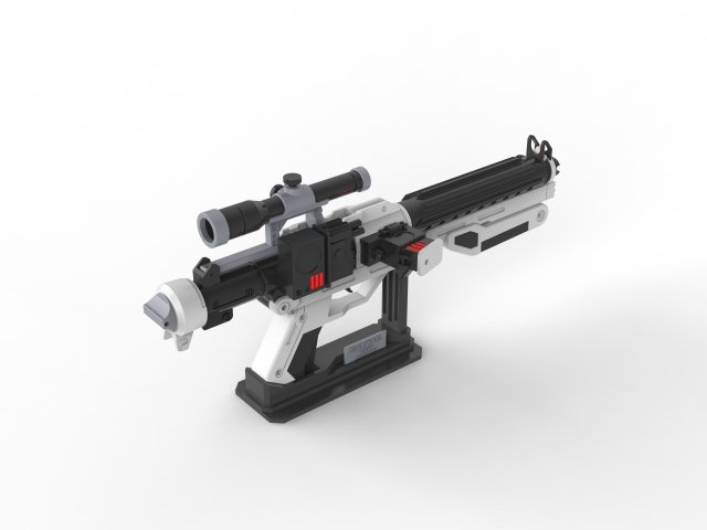 SE-44C Blaster - Star Wars - Commercial - Printable - STL 3D model 3D  printable