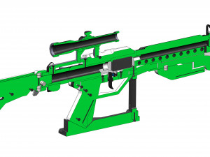 F-11D Blaster Rifle - Star Wars - Printable - STL OBJ CAD bundle - Commercial Use Modelo de impresión 3D